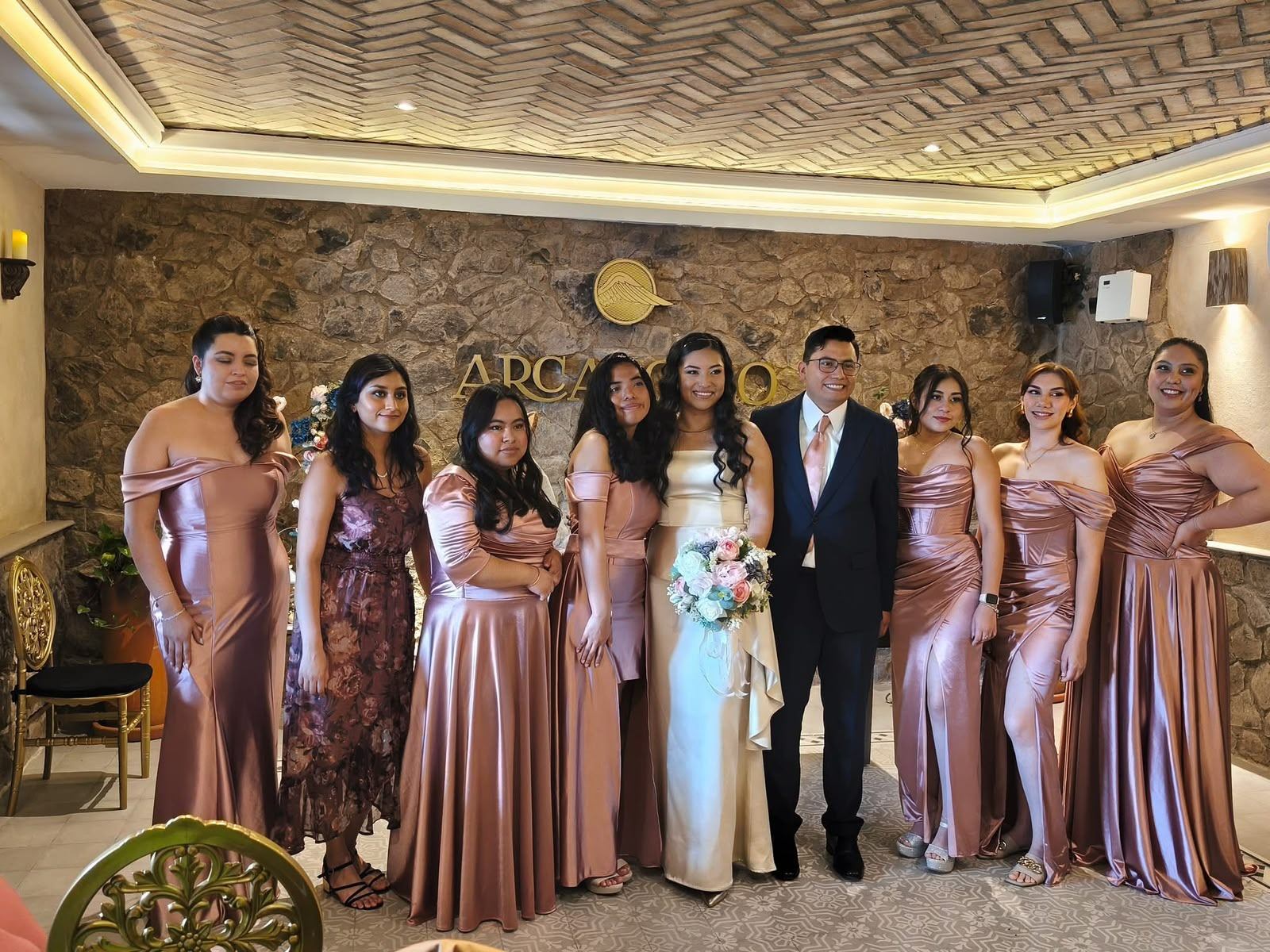 Celebración en el salón de eventos de Arcangelo, Val’Quirico